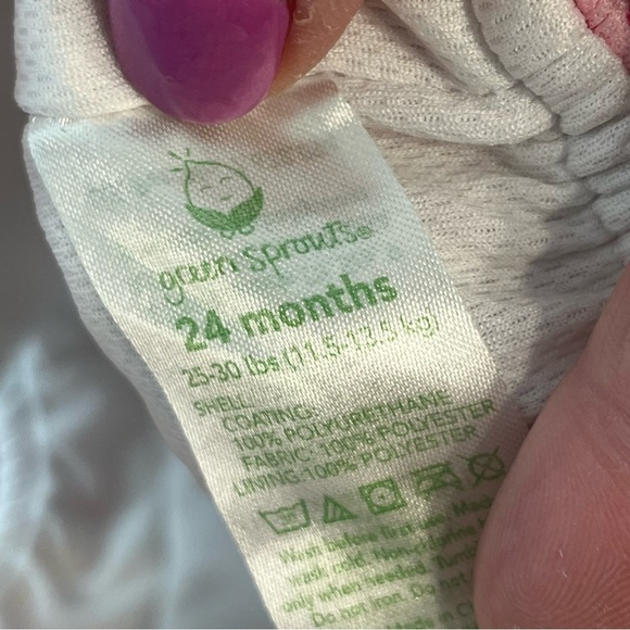 Green sprouts Pink Watermelon Print Kids Swim Diaper size 24 months - Picture 2 of 3